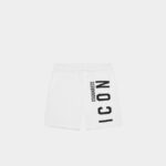 Dsquared2 Iconic D2Kids Icon Sweatshorts WHITE/ORANGE