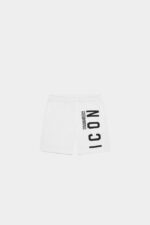 Dsquared2 Iconic D2Kids Icon Sweatshorts WHITE/ORANGE