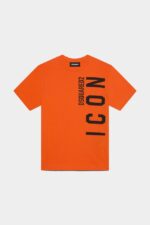 Dsquared2 Iconic D2Kids Icon T-Shirt WHITE/ORANGE