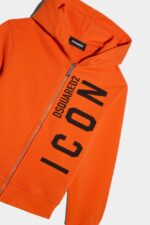 Dsquared2 Iconic D2Kids Icon Zipped Hoodie - Image 3