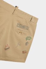 Dsquared2 Iconic D2Kids Shorts CREAM BEIGE - Image 4