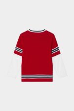 Dsquared2 Iconic D2Kids Sport Edtn.05 T-Shirt BLACK/TANGO RED - Image 2