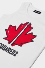 Dsquared2 Iconic D2Kids Sport Edtn.05 T-Shirt LEMON YELLOW/WHITE - Image 3