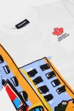 Dsquared2 Iconic D2Kids Sport Edtn.05 T-Shirt WHITE - Image 4