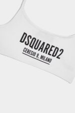 Dsquared2 Iconic D2Kids Sports Bra BLACK/WHITE - Image 3