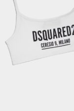 Dsquared2 Iconic D2Kids Sports Bra BLACK/WHITE - Image 4