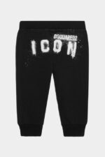 Dsquared2 Iconic D2Kids Sweatpants BLACK/FUCHSIA - Image 2