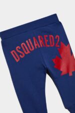 Dsquared2 Iconic D2Kids Sweatpants MAZARINE BLUE/BLACK - Image 4