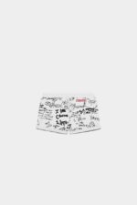 Dsquared2 Iconic D2Kids Sweatshorts WHITE - Image 2