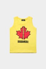 Dsquared2 Iconic D2Kids T-Shirt LEMON YELLOW/WHITE
