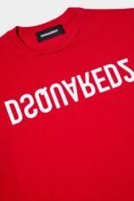 Dsquared2 Iconic D2Kids T-Shirt ORCHID/WHITE - Image 3