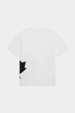 Dsquared2 Iconic D2Kids T-Shirt TANGO RED/WHITE - Image 2