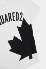 Dsquared2 Iconic D2Kids T-Shirt TANGO RED/WHITE - Image 3