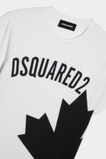 Dsquared2 Iconic D2Kids T-Shirt TANGO RED/WHITE - Image 4