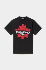 Dsquared2 Iconic D2Kids T-Shirt WHITE/BLACK