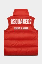 Dsquared2 Iconic D2Kids Vest TANGO RED/BLACK - Image 2