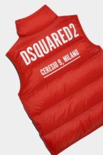 Dsquared2 Iconic D2Kids Vest TANGO RED/BLACK - Image 4