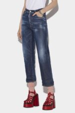 Dsquared2 Iconic Dark Clean Boston Denim Jeans - Image 3