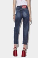 Dsquared2 Iconic Dark Clean Boston Denim Jeans - Image 4