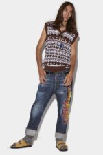 Dsquared2 Iconic Dark Clean Wash Big Brother Jeans - Image 3
