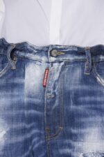 Dsquared2 Iconic Dark Cloudy Bleach Wash Big Brother Jeans - Image 4