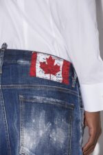 Dsquared2 Iconic Dark Cloudy Bleach Wash Big Brother Jeans - Image 5