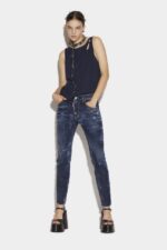 Dsquared2 Iconic Dark Milky Way Wash Skinny Dan Jeans - Image 3