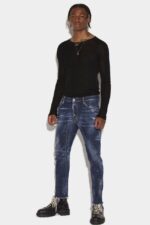 Dsquared2 Iconic Dark Milky Way Wash Tidy Biker Jeans