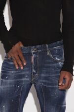 Dsquared2 Iconic Dark Milky Way Wash Tidy Biker Jeans - Image 3