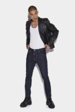 Dsquared2 Iconic Dark Rinse Ceresio 9 Skater Denim Jeans - Image 2