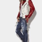Dsquared2 Iconic Dark Ripped Bleach Wash Cool Guy Jeans