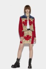 Dsquared2 Iconic Doodle Flag Boy Jacket