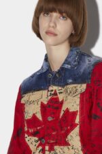 Dsquared2 Iconic Doodle Flag Boy Jacket - Image 4