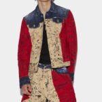 Dsquared2 Iconic Doodle Flag Dan Jacket