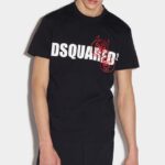 Dsquared2 Iconic Doodle Logo Face T-Shirt