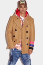 Dsquared2 Iconic Double-Breasted Peacoat