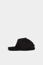 Dsquared2 Iconic DS2 Baseball Cap BLACK - Image 3
