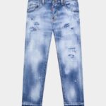 Dsquared2 Iconic DS2 Kids BLUE Denim Jeans