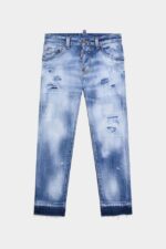 Dsquared2 Iconic DS2 Kids BLUE Denim Jeans