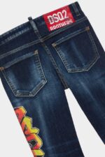 Dsquared2 Iconic DS2 Kids Denim Jeans BLUE - Image 4