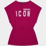 Dsquared2 Iconic DS2 Kids FUCHSIA Bathrobe