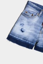 Dsquared2 Iconic DS2 Kids Shorts BLUE - Image 3