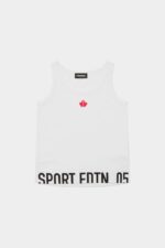 Dsquared2 Iconic DS2 Kids Sport Edtn.05 Tank Top WHITE