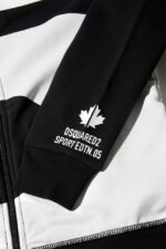 Dsquared2 Iconic DS2 Kids Sport Edtn.05 Zipped Hoodie BLACK - Image 3