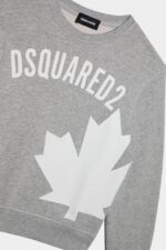 Dsquared2 Iconic DS2 Kids Sweatshirt GREY - Image 3