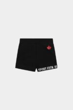 Dsquared2 Iconic DS2 Kids Sweatshorts BLACK - Image 2
