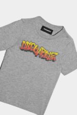 Dsquared2 Iconic DS2 Kids T-Shirt GREY - Image 3