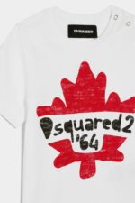 Dsquared2 Iconic DS2 Kids T-Shirt WHITE - Image 3