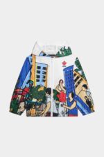 Dsquared2 Iconic DS2 Kids Windbreaker WHITE