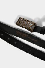 Dsquared2 Iconic DSQ2 Plaque Belt - Image 3